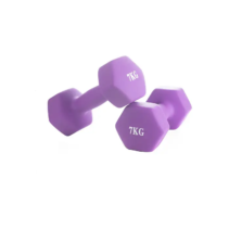 Mancuernas - ITALIAN DESIGN NEO DUMBBELL 1 PAIR KG 7, Morado